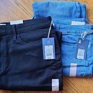 Universal Thread Black and Blue Skinny Jeans